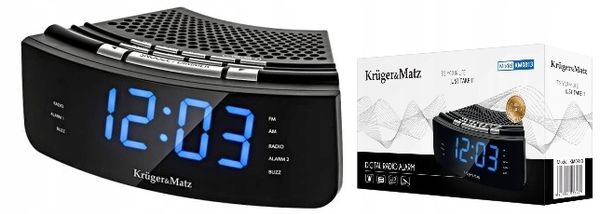 Radiobudzik Km 813 Zegarek Aux Kruger&Mat