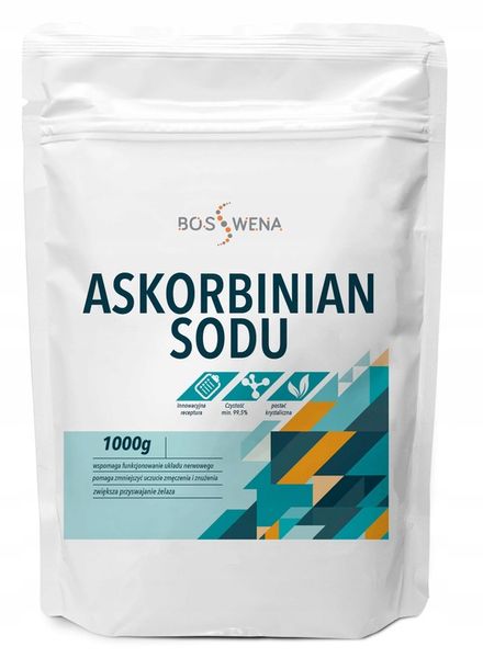 ASKORBINIAN SODU 1kg witamina C BIOSWENA zdjęcie 1