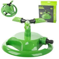 Zraszacz ogrodowy obrotowy 360° 3 ramienny do podlewania trawnika divodv