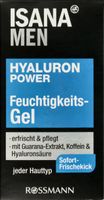 ISANA MEN HYALURON ŻEL DO TWARZY CHŁODZĄCY 50 ML