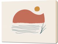 Obraz 90x70cm Serenada Zachodzącego Słońca