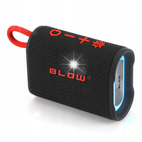 GŁOŚNIK BLUETOOTH PRZENOŚNY BEZPRZEWODOWY WODOODPORNY IP67 RADIO FM USB RGB