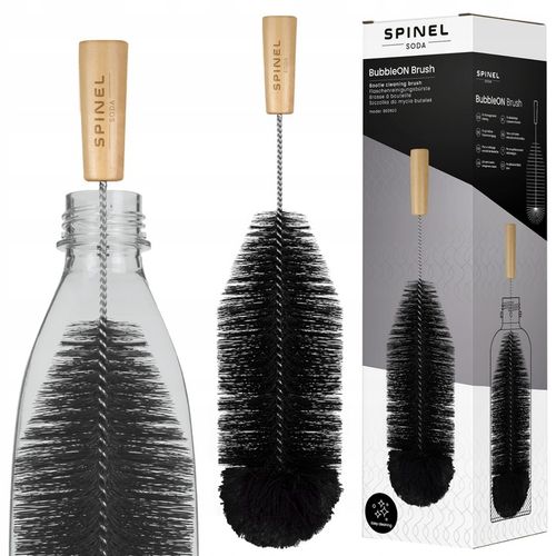 SZCZOTKA SPINEL SODA DO MYCIA CZYSZCZENIA BUTELEK DO SATURATORA CZARNA na Arena.pl