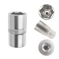 NASADKA SZEŚCIOKĄTNA 15 MM 78 MM 1/2" ZE STALI CHROMOWO-WANADOWEJ