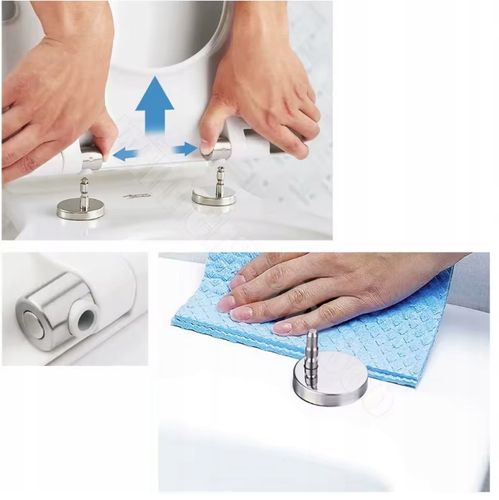 DESKA WC SEDESOWA WOLNOOPADAJĄCA WYPINANA KLOZETOWA UNIWERSALNA RDW-01 na Arena.pl