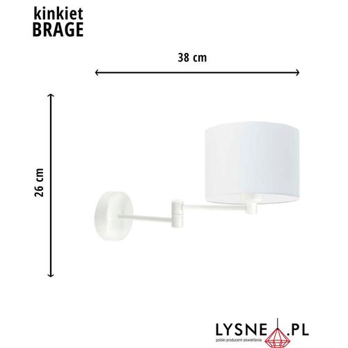 Nowoczesna oprawa ścienna BRAGE na Arena.pl