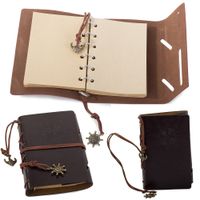 Notes podróżnika pamiętnik dziennik retro vintage w ciemnym brązie o wyjątkowej trwałości