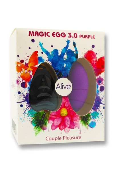 Fioletowe Jajko Silikonowe Bezprzewodowe Alive Magic Egg 3.0 zdjęcie 2