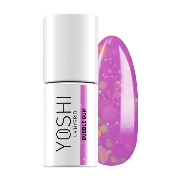 YOSHI Lakier hybrydowy Bubble Gum 6ml -  722 zdjęcie 1