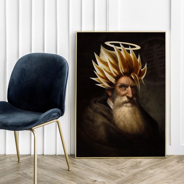 Plakat dragon ball super saiyan 50x70 cm zdjęcie 4