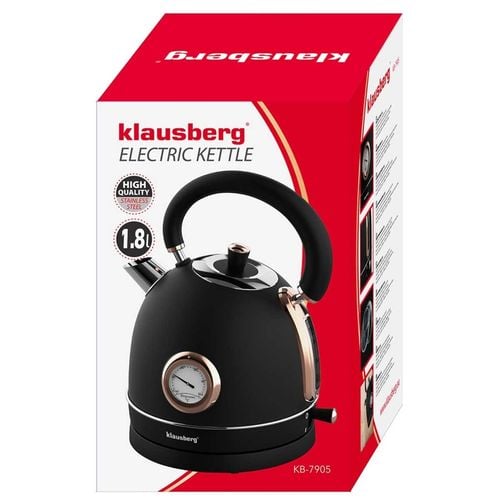 czajnik elektryczny 1,8l z termometrem klausberg kb-7905 retro na Arena.pl