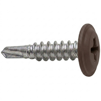 Wkręty Samowiercące Talerzowe 4,2 x 19 mm – RAL 8017 (Brąz) – 250 szt.