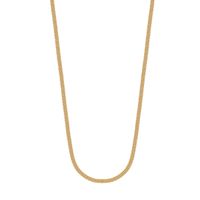 srebrny pozłacany naszyjnik ładny i prosty | nsc6723y