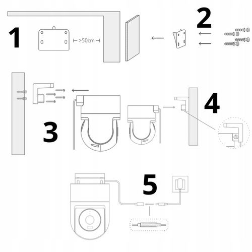 Zestaw 2x Kamera Zewnętrzna Xiaomi CW7000 2.5K 360 do Monitoring Domu Firmy na Arena.pl