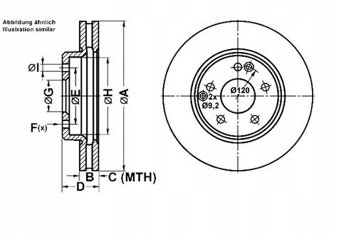TARCZA HAM PRZOD 288X25 V POWER DISC ATE na Arena.pl