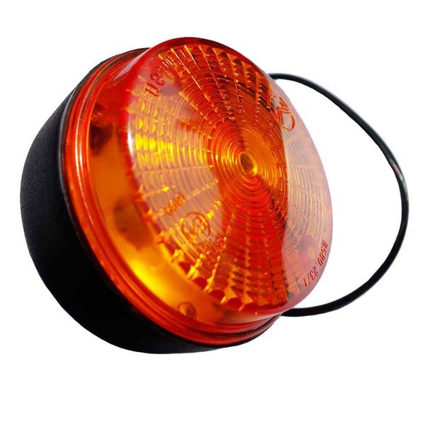 Kierunkowskaz okrągły tył, pomarańczowy klosz z uszczelką S50 S51 S70 SR50 SR80 ETZ zdjęcie 1