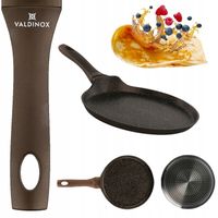 Patelnia do naleśników nieprzywierająca indukcja gaz Valdinox Aurum 24 cm