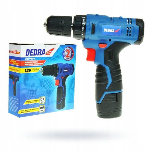 Wiertarko-wkrętarka DEDRA 12V (DED7874) na Arena.pl