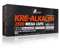 OLIMP KRE-ALKALYN 2500 MEGA CAPS 120 KAPS KREATYNA BUFOROWANA