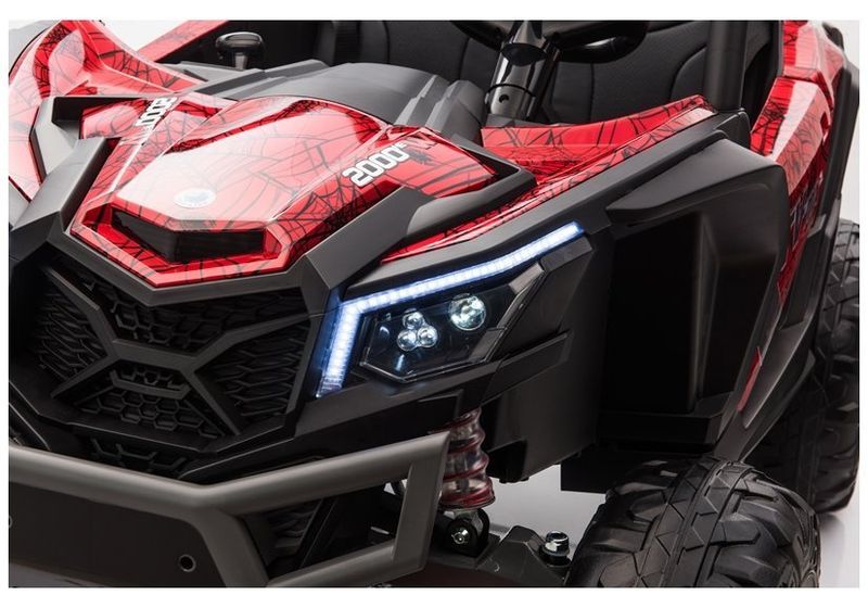 Auto na Akumulator Buggy UTV-MX Czerwony Spider Lakier zdjęcie 13