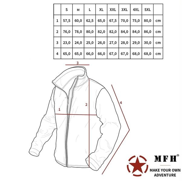 Kurtka Pikowana Bundeswehr MFH - Oliwkowa, Rip Stop, Zamek Błyskawiczny S zdjęcie 5