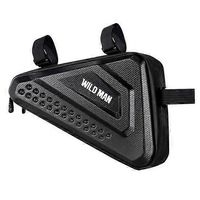 WILDMAN sakwa rowerowa pod ramę na zamek 2,5L ES19 czarna