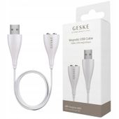 Magnetyczny Kabel USB do wszystkich urządzeń GESKE Magnetic USB Cable White