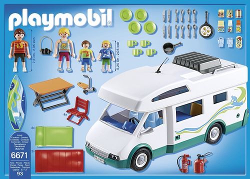 PLAYMOBIL KAMPER AUTO KEMPINGOWE 6671 na Arena.pl