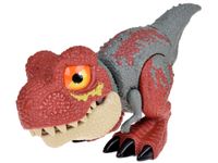 ZABAWKOWY RUCHOMY DINOZAUR  DŹWIĘK  ŚWIATŁO CZERWONY