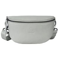 mała saszetka skórzana typu nerka wielofunkcyjna bellugio beżowa