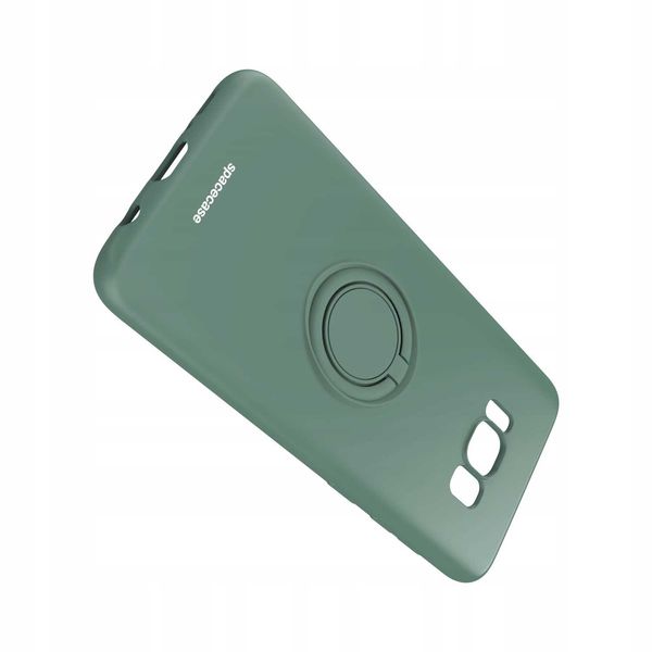 Spacecase Silicone Ring Galaxy S8 Dark Green zdjęcie 6
