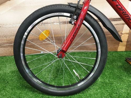 Rowerek dziecięcy dla chłopca 20" CZERWONY + chorągiewka, dzwonek, błotniki na Arena.pl