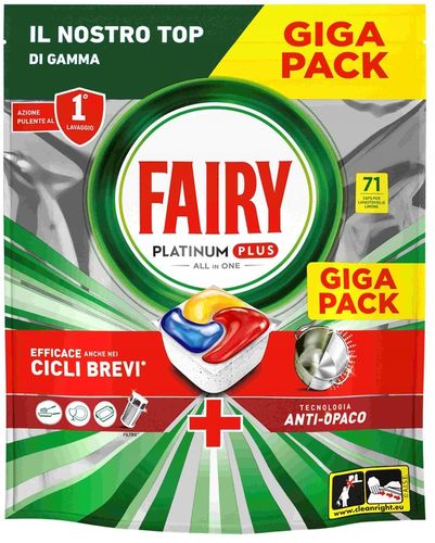 Fairy Platinum Plus All In One Tabletki do zmywarki Cytryna 71 szt na Arena.pl