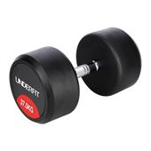 Hantla gumowana 37,5 kg UNDERFIT do ćwiczeń siłowych fitness