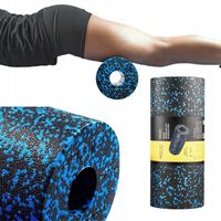 ROLLER WAŁEK DO MASAŻU ĆWICZEŃ PRO+ 33cm niebieski