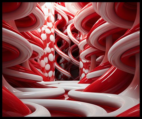 Plakat 60x50cm Czerwone Wiry na Arena.pl