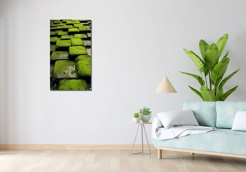 Obraz 50x90cm Zielona Mozaika zdjęcie 2