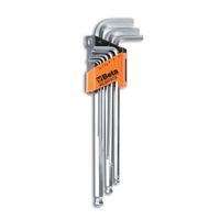 KOMPLET KLUCZY TRZPIENIOWYCH HEX 9 SZTUK 1.5-10MM - BE 96LBP/SC9