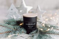 ŚWIECA SOJOWA BIAŁE ŚWIĘTA 300 IDEALNA NA ŚWIĘTA 50H ZAPACHU ŚWIĄT