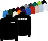 BLUZA POLAR MĘSKI OCHRONA DLA OCHRONIARZA HAFT LOGO CZARNA