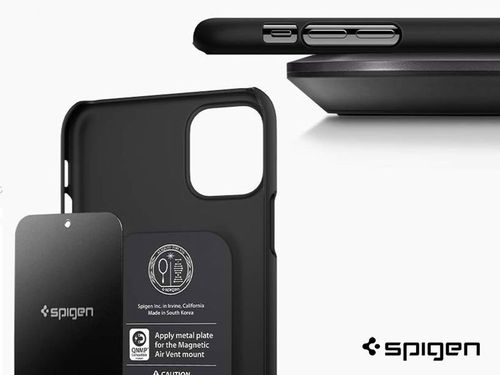 Etui Spigen Thin Fit do Apple iPhone 11 black na Arena.pl