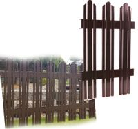 POLSKI MEGA PŁOTEK z PCV Wys 81cm BRĄZOWY, 1 panel