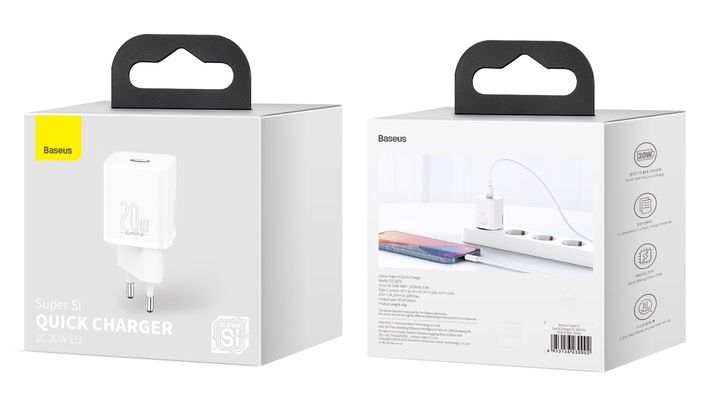 BASEUS ŁADOWARKA DO IPHONE 12 13 PRO MAX USB-C 20W zdjęcie 3