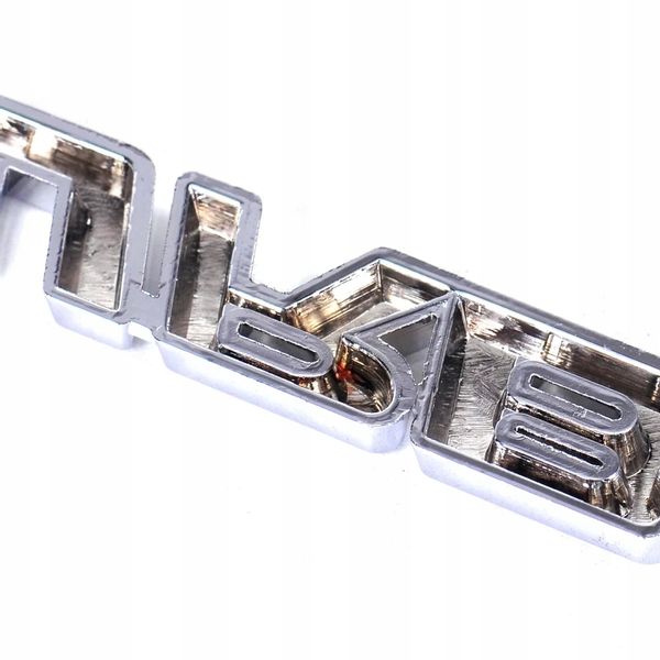 Emblemat Turbo Turbinka Drag Speed Srebrny NAPIS Silver Wyścigi Naklejka zdjęcie 7