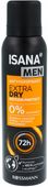 ISANA MEN EXTRA DRY MOTION PROTECT ANTYPERSPIRANT W SPRAYU 72H 150 ML
