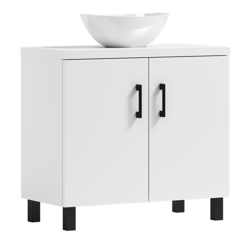 Szafka łazienkowa ROCO 60 biała z umywalką Eliza B (W2) na Arena.pl