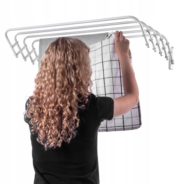 KADAX Suszarka Na Pranie Ścienna Harmonijkowa 80cm zdjęcie 2