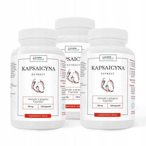 KAPSAICYNA EKSTRAKT 10mg ODCHUDZANIE 120 kaps na Arena.pl