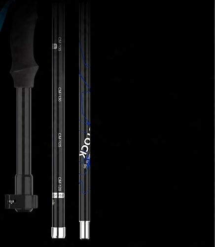 KIJE TREKKINGOWE SKŁADANE REGULOWANE KIJKI W GÓRY TURYSTYCZNE NORDIC WALKIN na Arena.pl