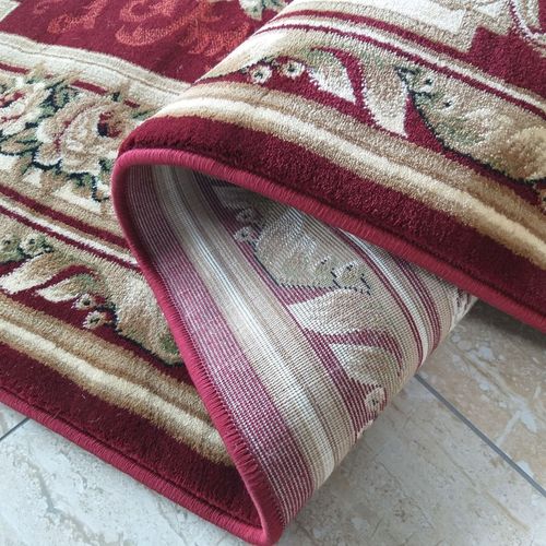 Chodnik Exclusive 04 - czerwony - 100 cm czerwony 60 cm na Arena.pl